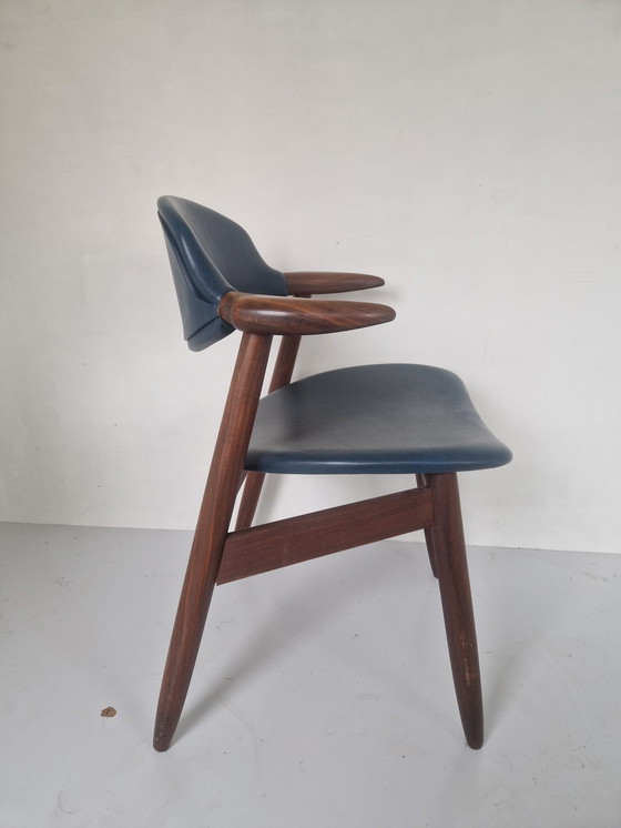 Image 1 of Teak Cow Horn Chair By Tijsseling
