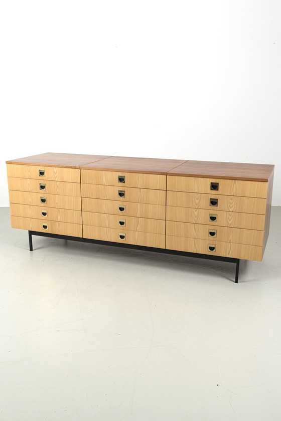 Image 1 of Uniek upcycled dressoir met 12 lades