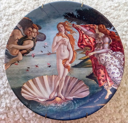 De Venus van Botticelli Wandbordje