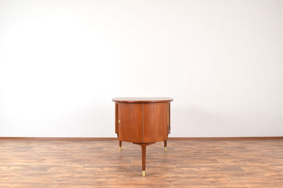 Image 1 of Mid-Century organisch teak bureau van Sola Møbler, 1960S.