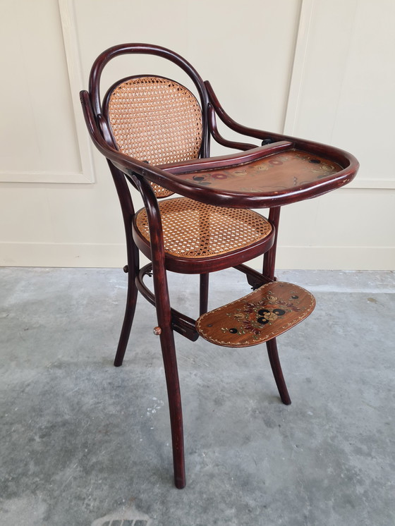 Image 1 of 1 X 1910 Thonet Kinderstoel Zeldzaam