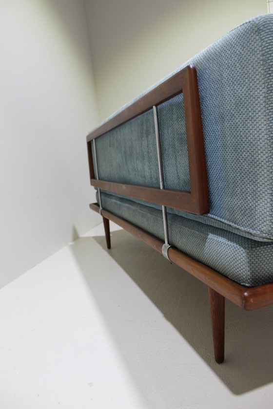 Image 1 of Mid Century 3-Zits Bank, Daybed - Deens Design, Peter Hvidt, France & Søn, Jaren '60