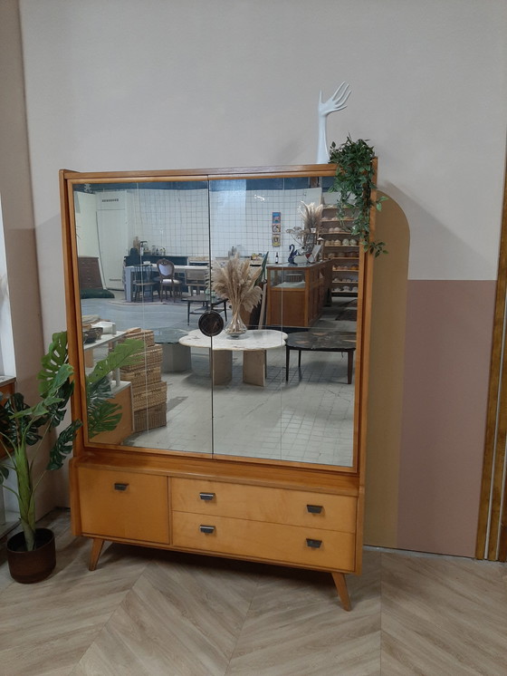 Image 1 of Vintage highboard | jaren 60 wandmeubel