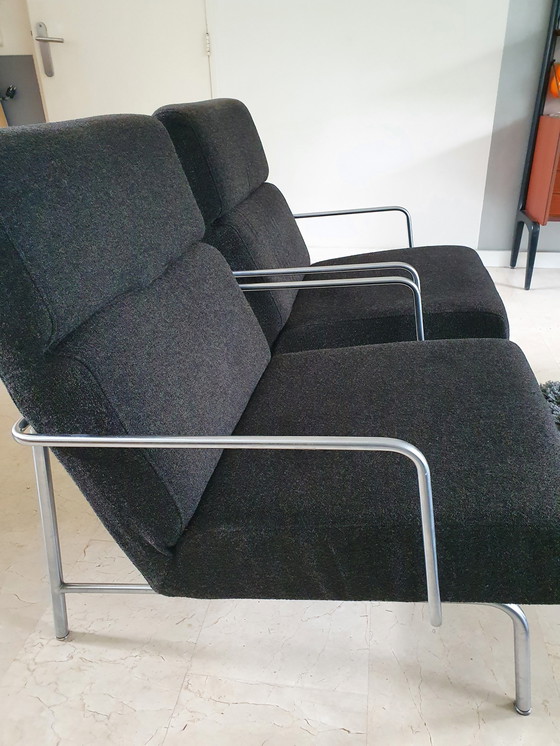 Image 1 of Harvink design fauteuils model Storm met vierkante stof