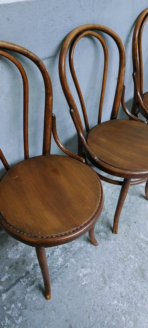 Image 1 of 4 x bentwood Bistro dining chairs 