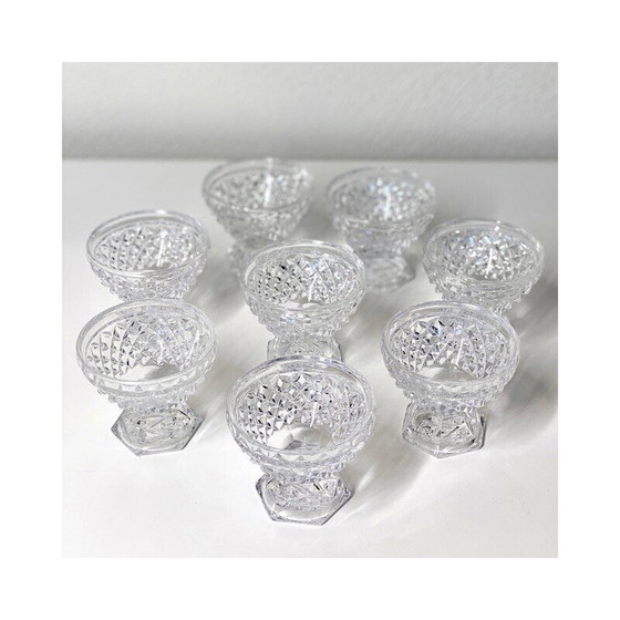 Image 1 of Set van 8 mini vintage persglazen