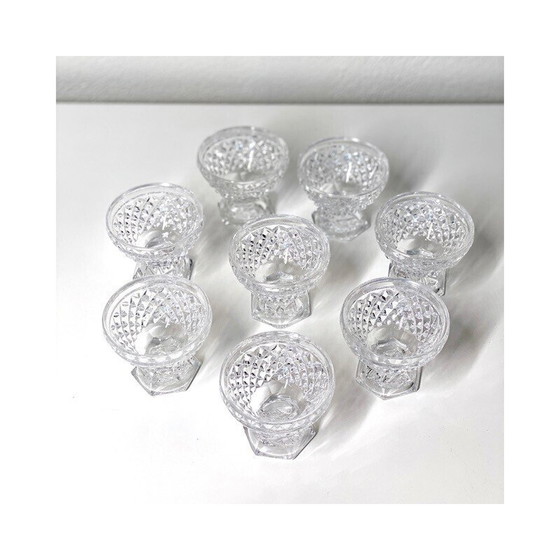 Image 1 of Set van 8 mini vintage persglazen