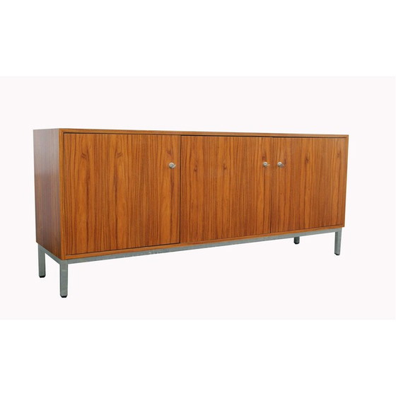 Image 1 of Vintage dressoir van rozenhout en chroom, 1970