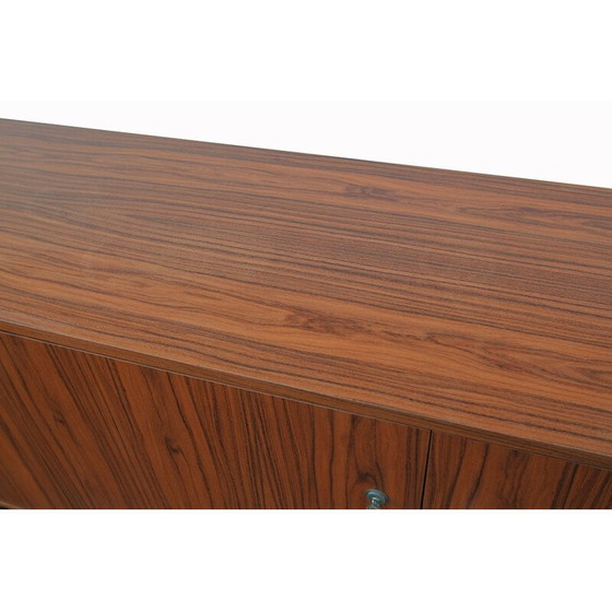 Image 1 of Vintage dressoir van rozenhout en chroom, 1970