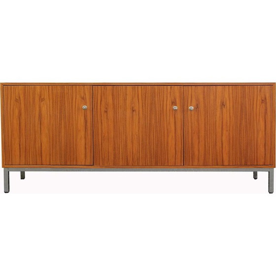 Image 1 of Vintage dressoir van rozenhout en chroom, 1970