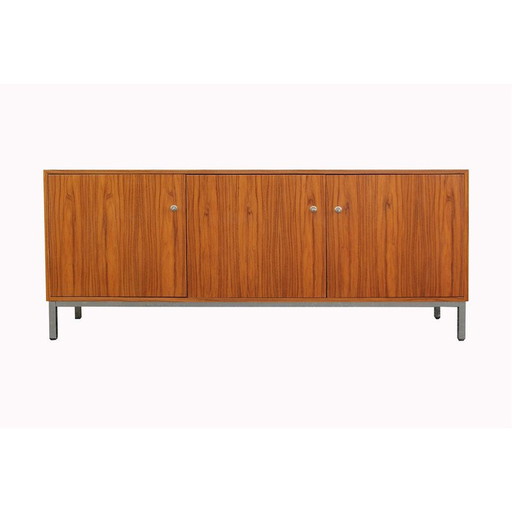 Vintage dressoir van rozenhout en chroom, 1970