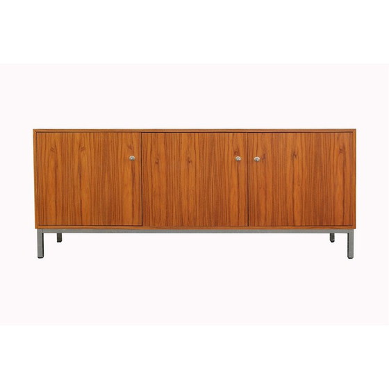 Image 1 of Vintage dressoir van rozenhout en chroom, 1970