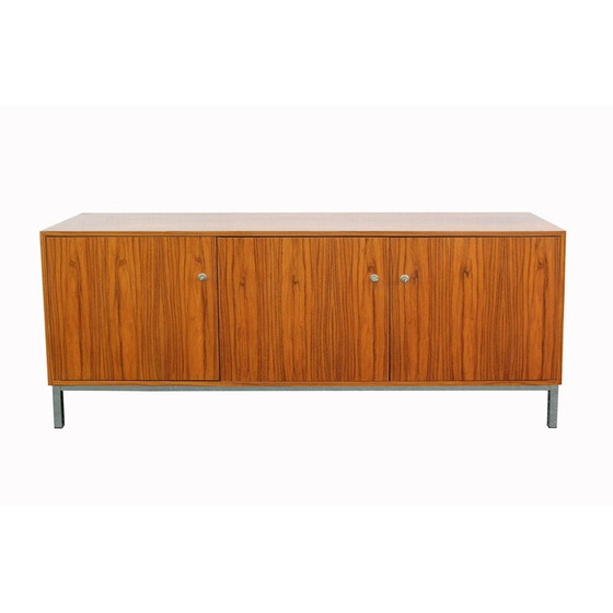 Image 1 of Vintage dressoir van rozenhout en chroom, 1970