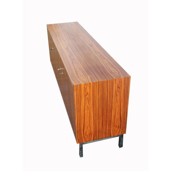 Image 1 of Vintage dressoir van rozenhout en chroom, 1970