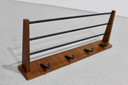 Vintage kapstok, garderobe - hout, jaren '60