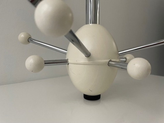 Image 1 of Vintage Sputnik Atomic Wandkapstok - Space Age Design