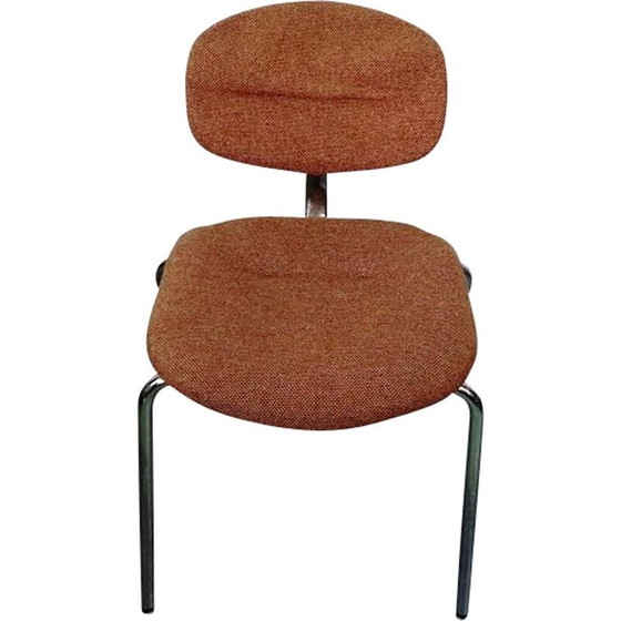 Image 1 of Set van 7 vintage Straford stoelen in gestoffeerde stof van Pierre Paulin