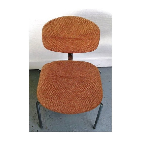 Image 1 of Set van 7 vintage Straford stoelen in gestoffeerde stof van Pierre Paulin