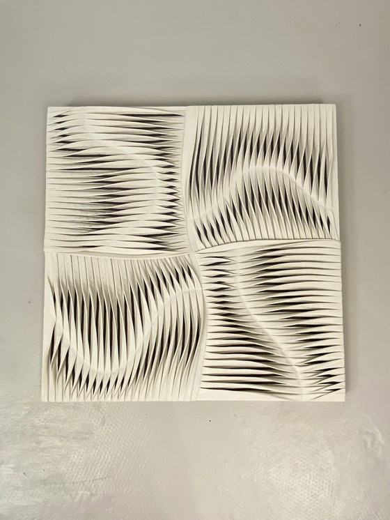 Image 1 of Beeldhouwkunst Textiel Ref Melk en Chocolade