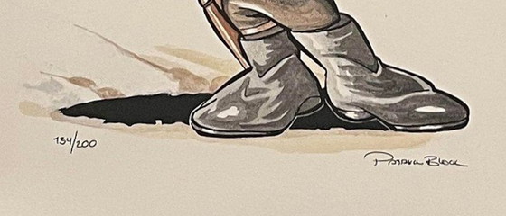 Image 1 of Disney Star Wars print 'Mickey Solo', gesigneerd en genummerd