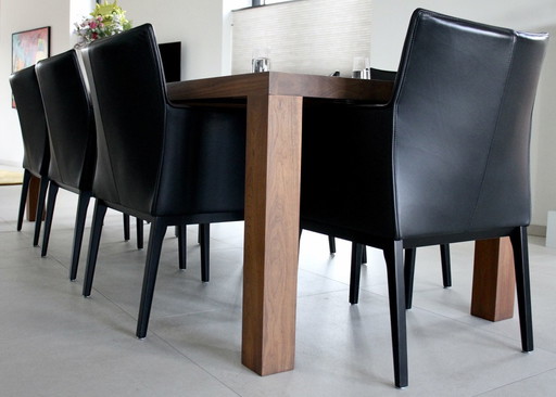 7 Eetkamerstoelen Wittmann sedan