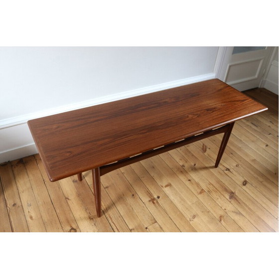 Image 1 of Vintage teakhouten salontafel voor Trioh, 1960