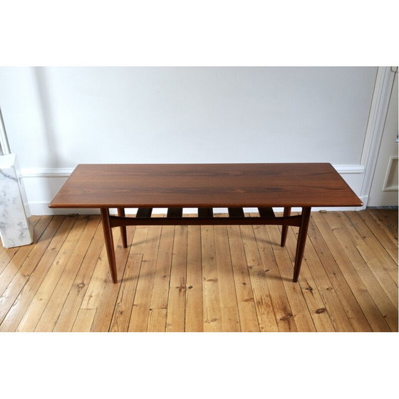 Image 1 of Vintage teakhouten salontafel voor Trioh, 1960