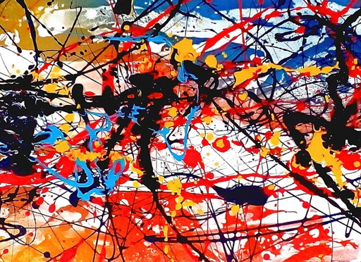 Jackson Pollock  ---Colour Explosion