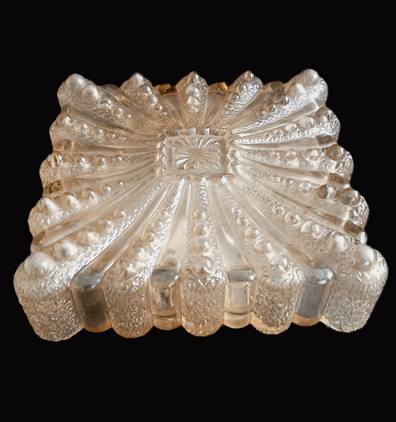 Image 1 of Rzb Vintage Glazen Plafond Of Muurlamp .