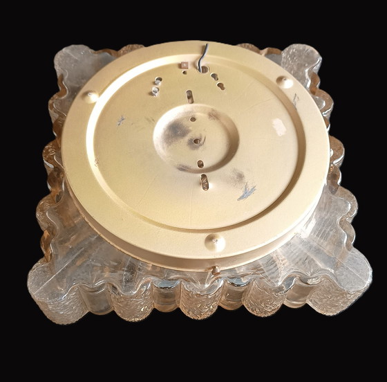 Image 1 of Rzb Vintage Glazen Plafond Of Muurlamp .