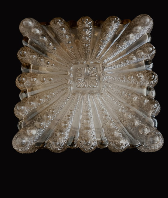 Image 1 of Rzb Vintage Glazen Plafond Of Muurlamp .