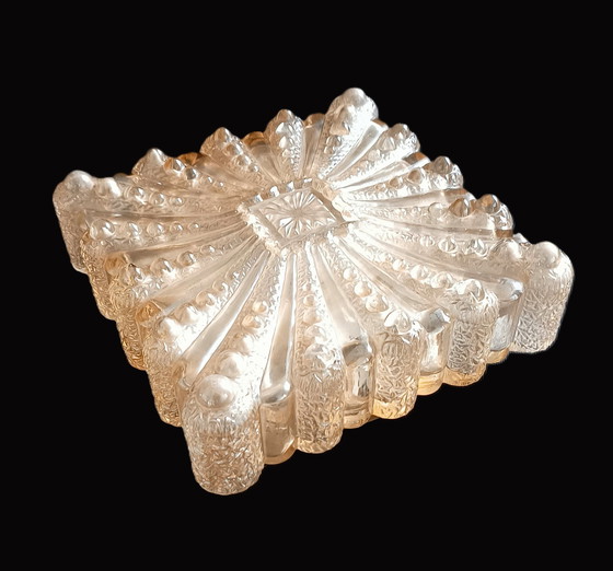 Image 1 of Rzb Vintage Glazen Plafond Of Muurlamp .