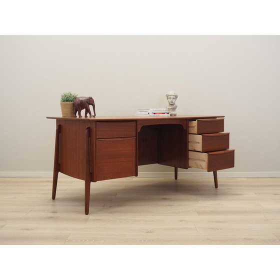 Image 1 of Vintage teakhouten bureau van Svend Age Madsen, jaren 1960