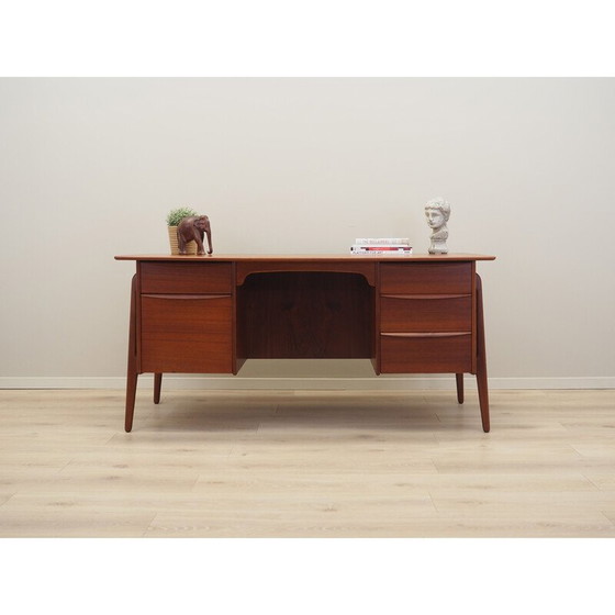 Image 1 of Vintage teakhouten bureau van Svend Age Madsen, jaren 1960