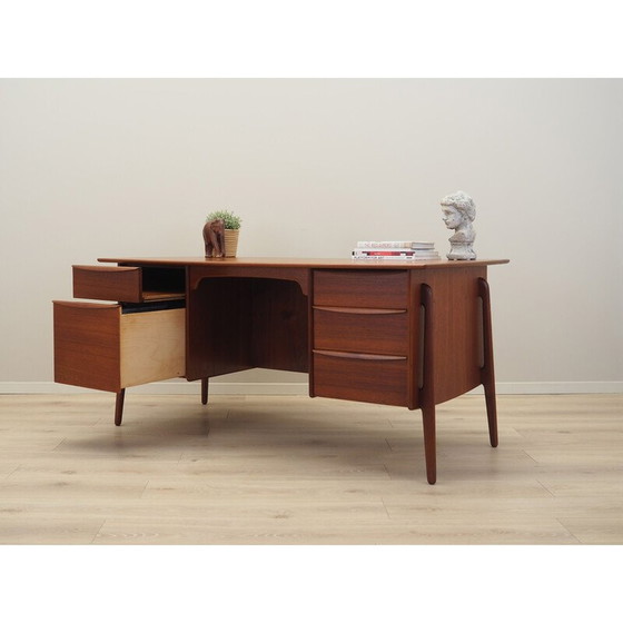 Image 1 of Vintage teakhouten bureau van Svend Age Madsen, jaren 1960