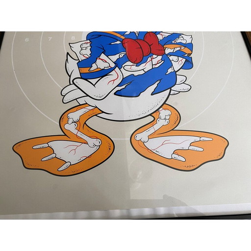 Vintage schilderij "Creepy Duck", 2018