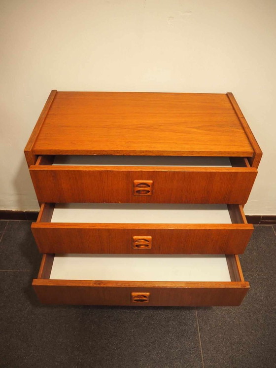 Image 1 of Vintage Deense Ladekast Teak