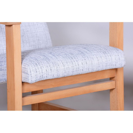 Image 1 of Paar vintage beuken fauteuils, Tsjecho-Slowakije 1960