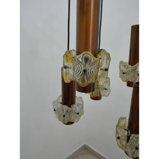 Image 1 of Vintage Italiaanse Cascade kroonluchter - 1950