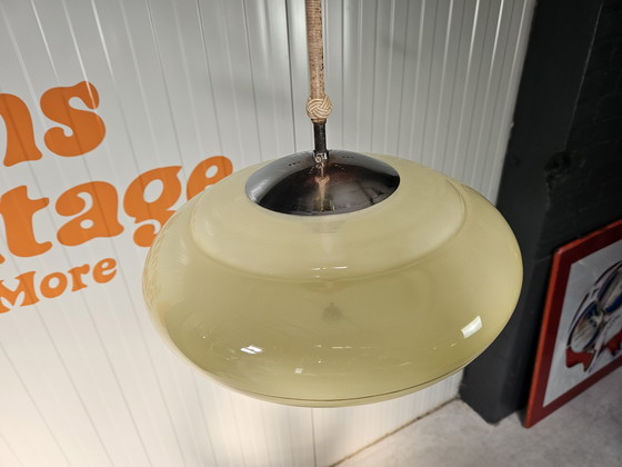 Image 1 of Hanglamp glas jaren '30