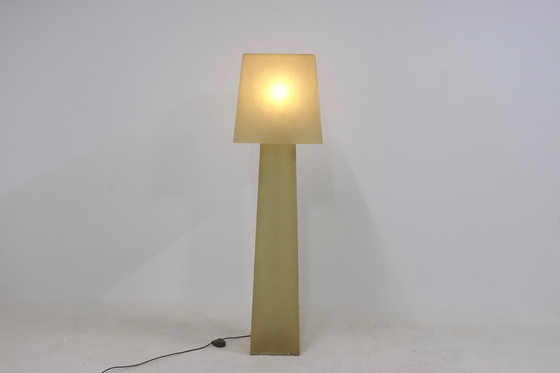 Image 1 of Vintage vloerlamp van glasvezel