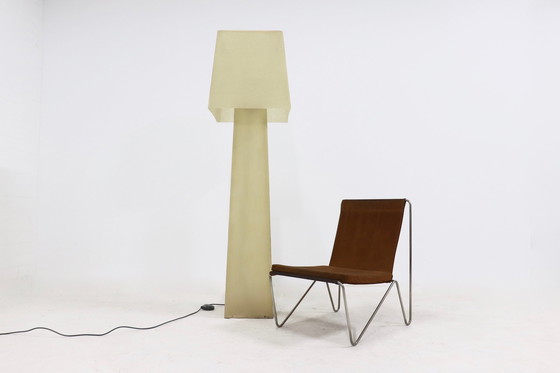 Image 1 of Vintage vloerlamp van glasvezel