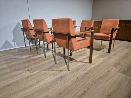 6X Delato Eetkamerstoelen - C10 - Alcantara - Design