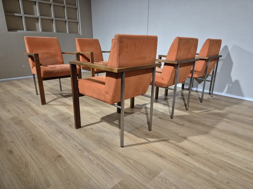 6X Delato Eetkamerstoelen - C10 - Alcantara - Design