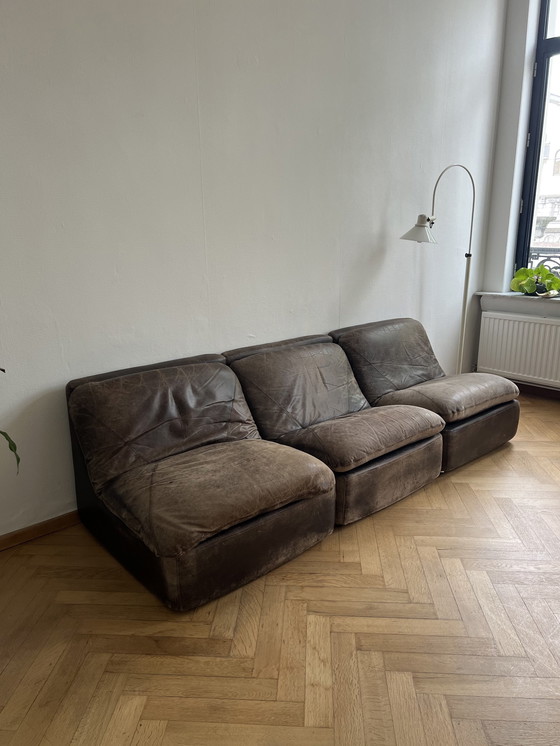 Image 1 of 3X Italiaanse Modulaire Fauteuils Jaren 70