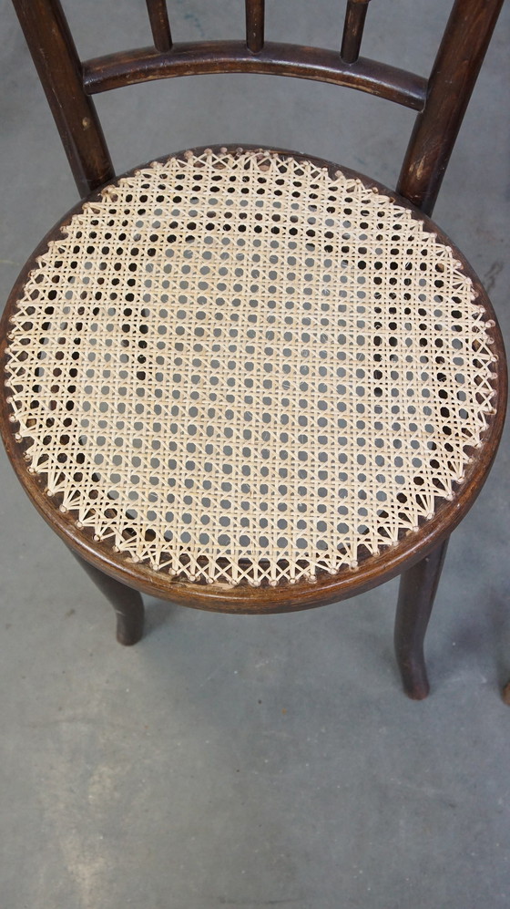 Image 1 of 2 X Vintage Thonet Bistro Design Stoel