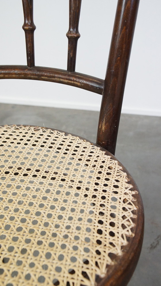 Image 1 of 2 X Vintage Thonet Bistro Design Stoel