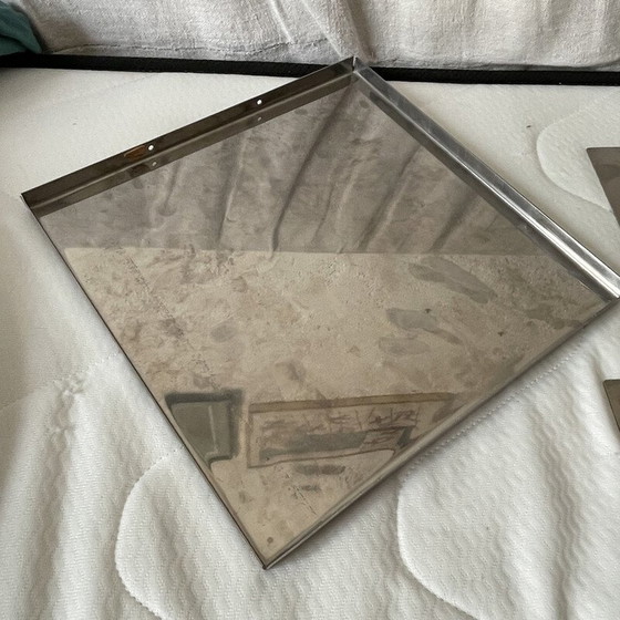 Image 1 of Vintage metalen sculpturen van Fréderique Orvan, 1970