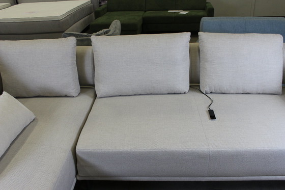 Image 1 of Stoffen bank met slaapfunctie Hoekbank Sofa Couch Stoffen hoekbank