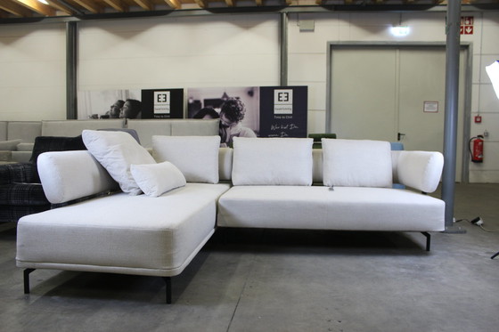 Image 1 of Stoffen bank met slaapfunctie Hoekbank Sofa Couch Stoffen hoekbank